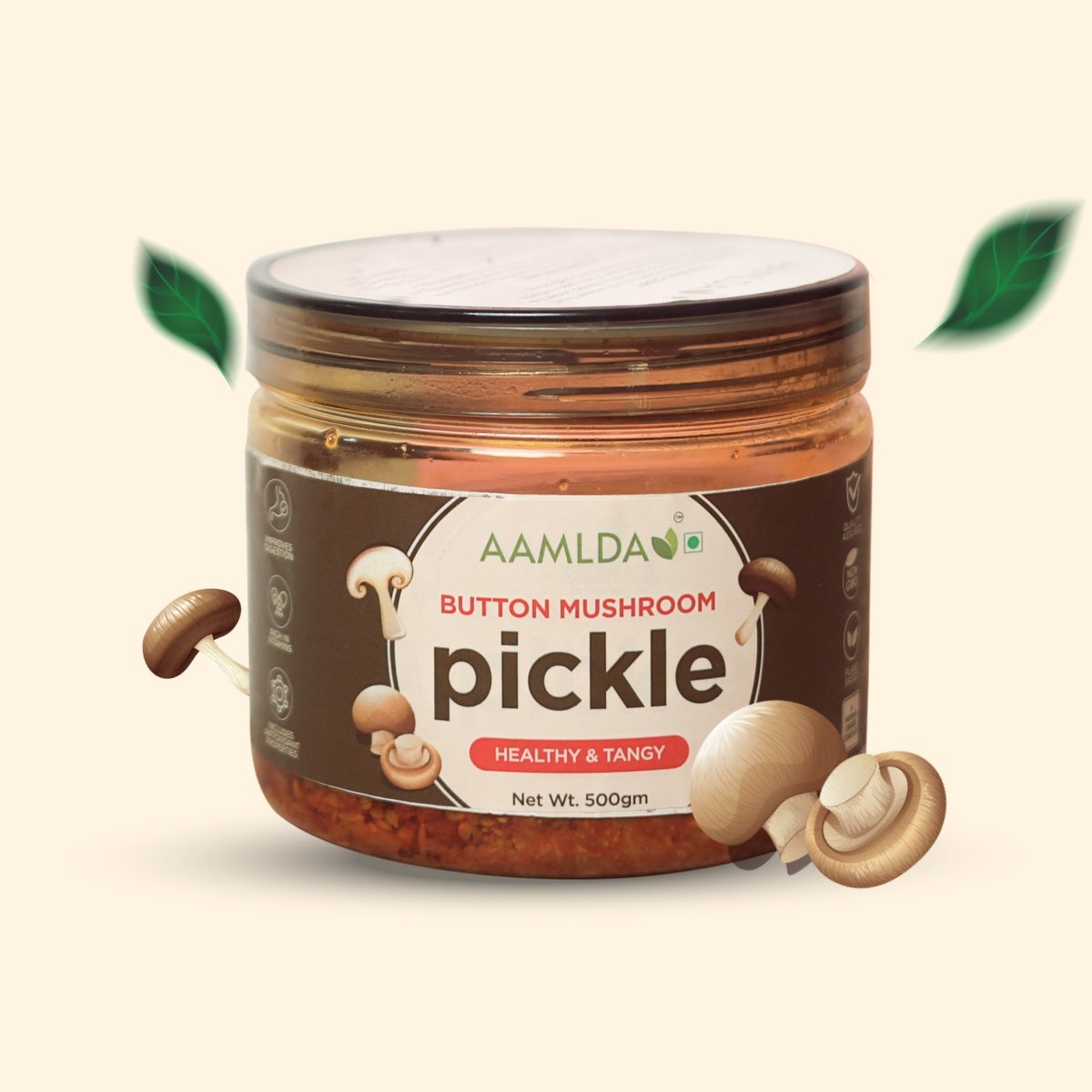 BUTTON MUSHROOMS PICKLE - Aamlda