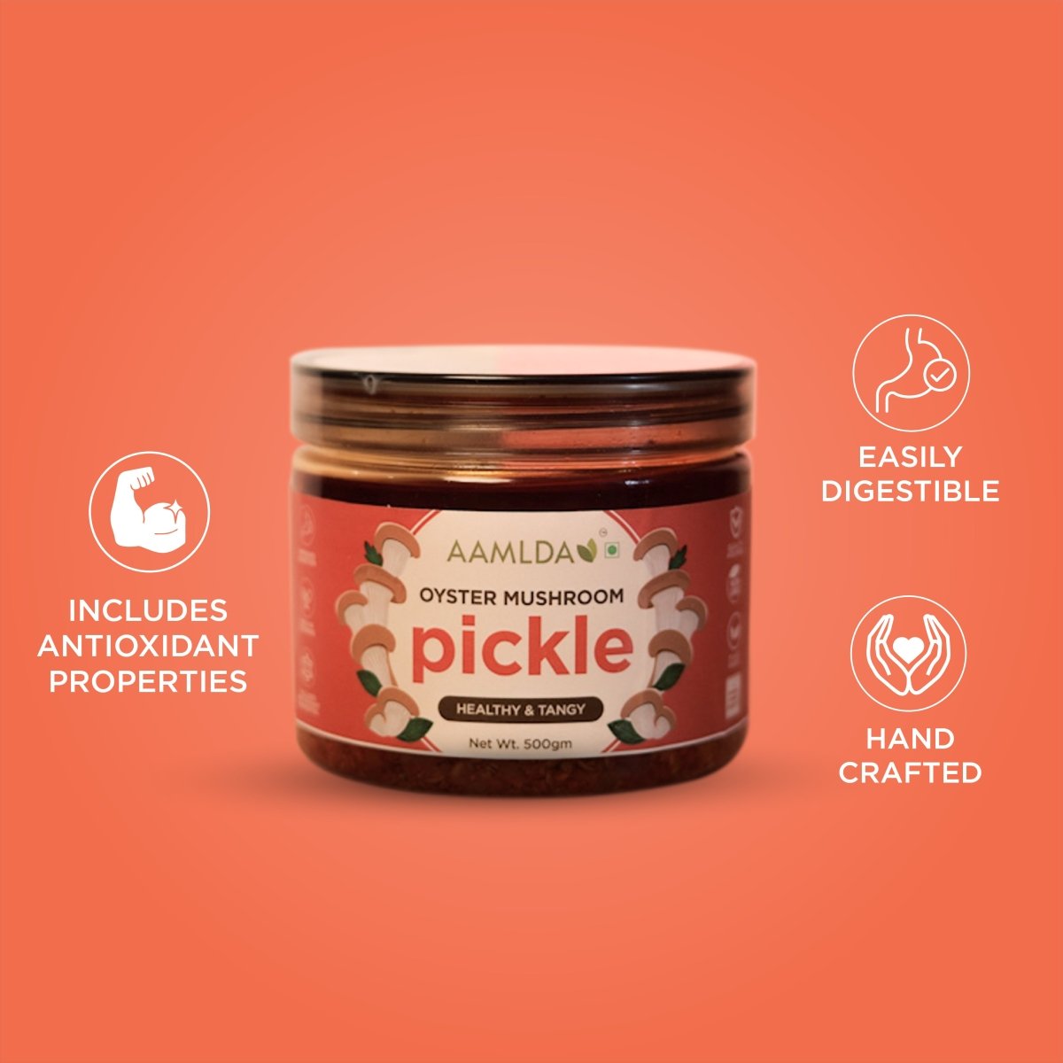 OYSTER MUSHROOMS PICKLE - Aamlda