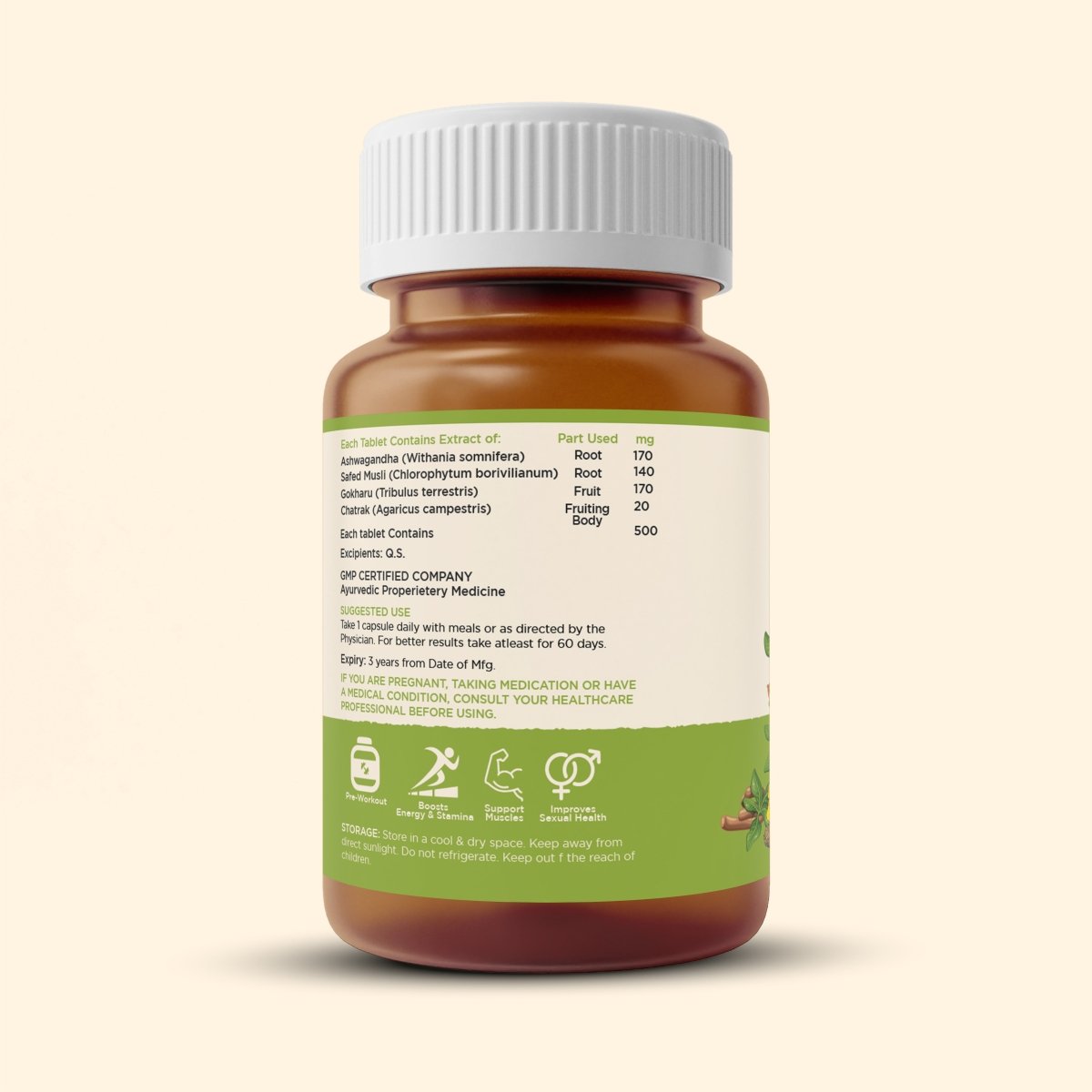 SHROOM BOOSTER - MADE WITH MUSHROOM & HERBS - Aamlda