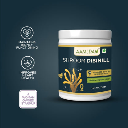 SHROOM DIBINILL - HERBAL SUPPLEMENT TO MANAGE BLOOD SUGAR LEVELS - Aamlda