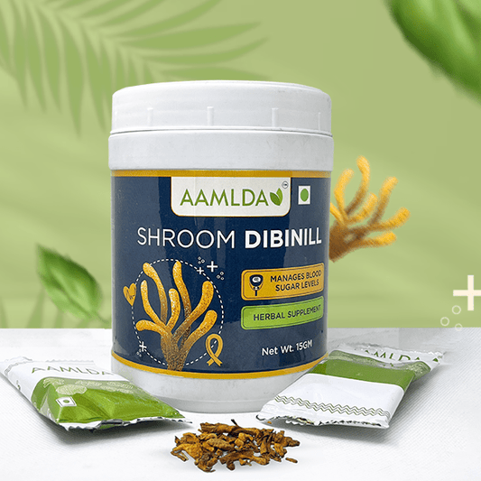SHROOM DIBINILL - HERBAL SUPPLEMENT TO MANAGE BLOOD SUGAR LEVELS - Aamlda