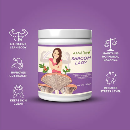 SHROOM LADY - HERBAL SUPPLEMENT FOR WOMEN - Aamlda