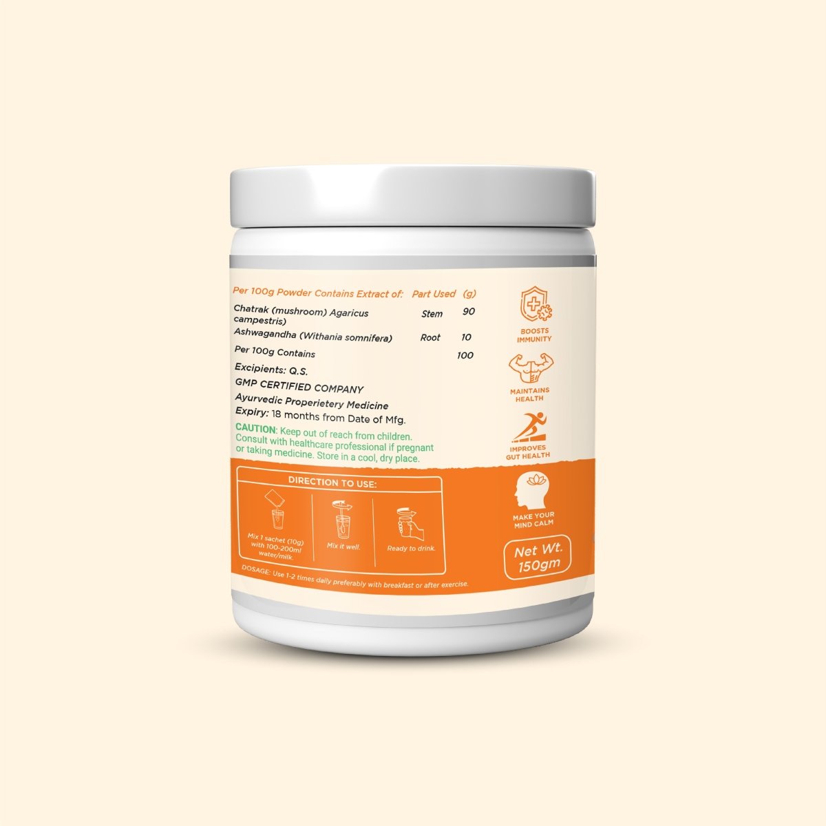 SHROOM POWDER - HERBAL SUPPLEMENT TO BOOST IMMUNITY - Aamlda