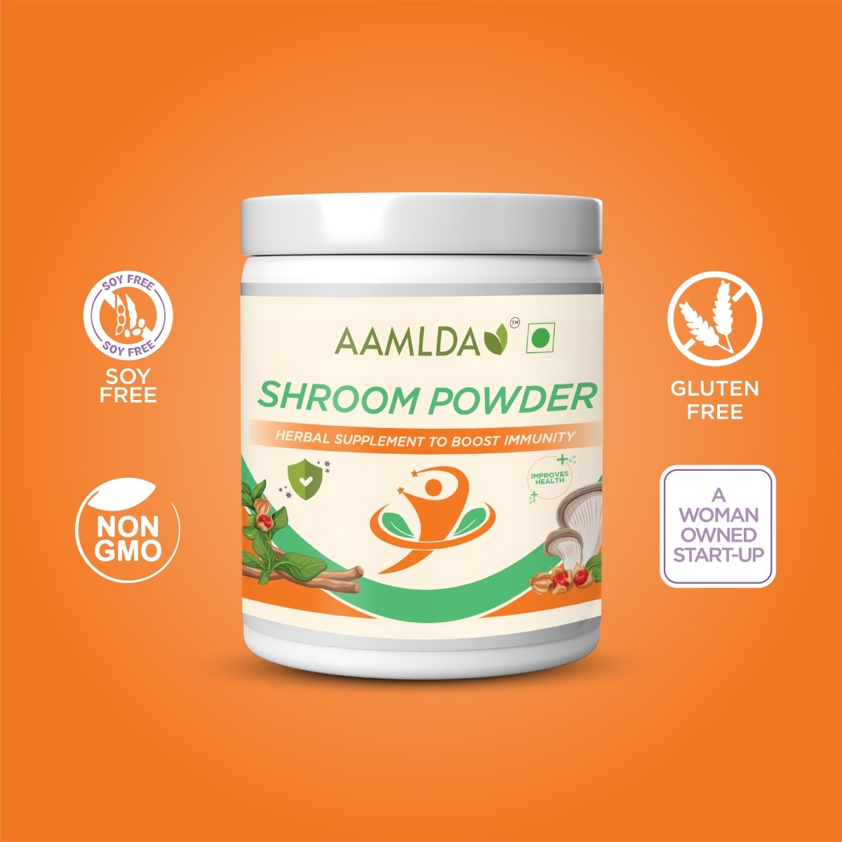 SHROOM POWDER - HERBAL SUPPLEMENT TO BOOST IMMUNITY - Aamlda
